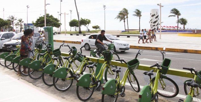 Bikes compartilhadas completam um ano em Fortaleza com 574 mil viagens